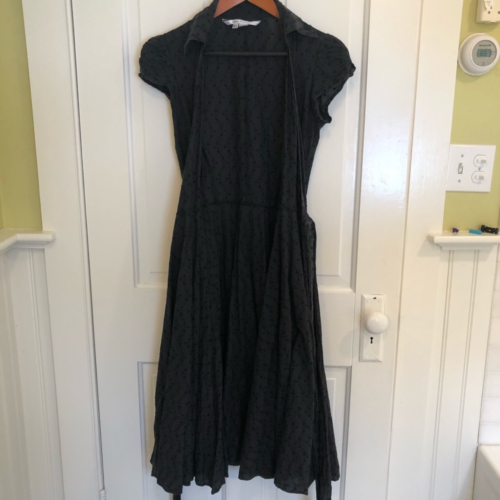 Zara Wrap Midi Eyelet Dress - Picture 3 of 7